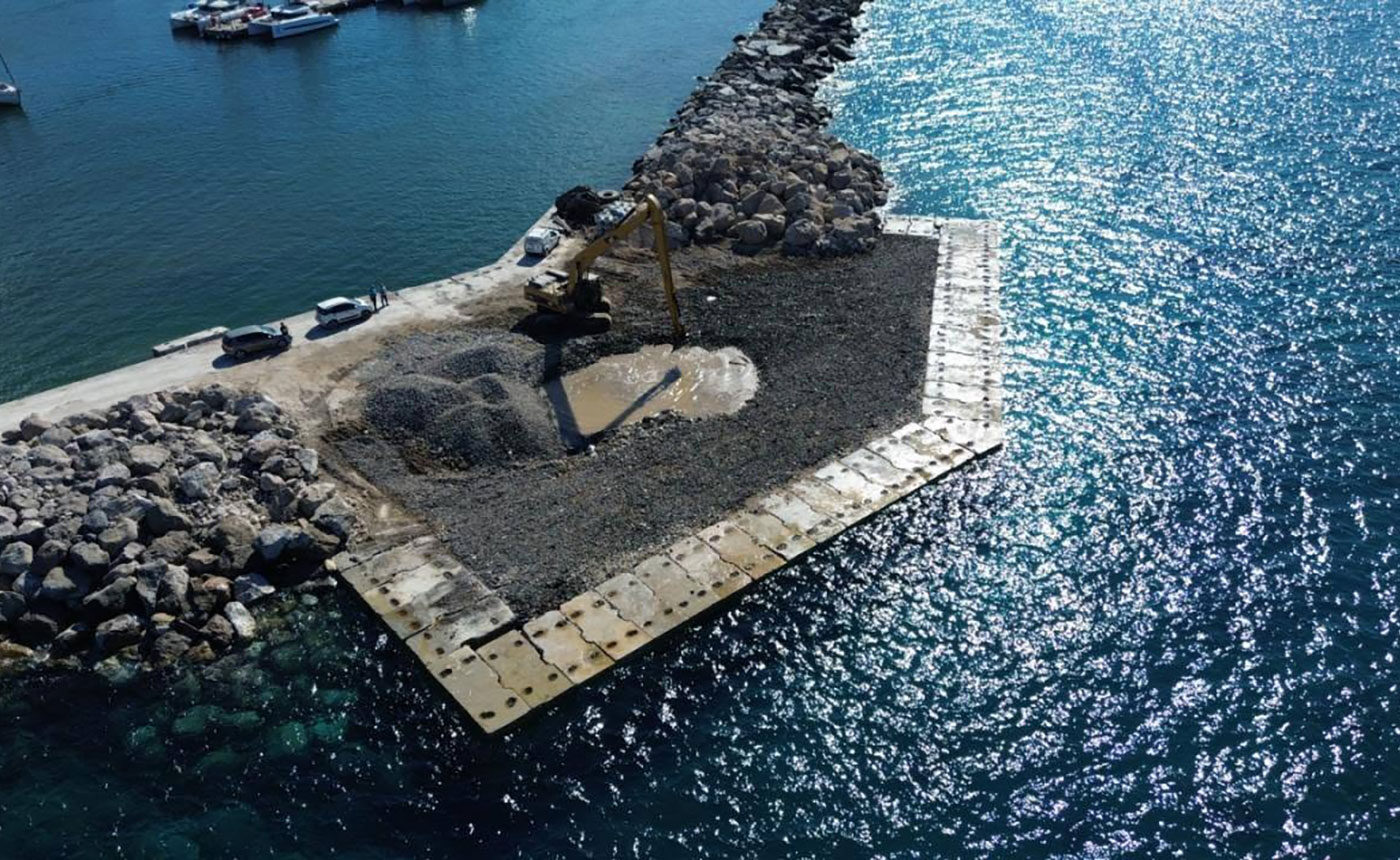 Σε πλήρη εξέλιξη οι εργασίες για τη νέα πύλη έκτακτης ανάγκης στη Βλυχάδα