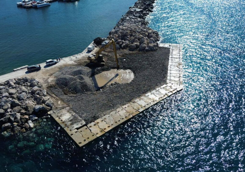 Σε πλήρη εξέλιξη οι εργασίες για τη νέα πύλη έκτακτης ανάγκης στη Βλυχάδα